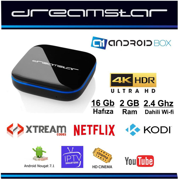 DreamstarDreamstar Uydu AlıcısıDreamstar A1 Android Tv Box