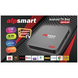 AlpsmartAndroid Tv BoxAlpsmart AS525-W2 Android Tv Box
