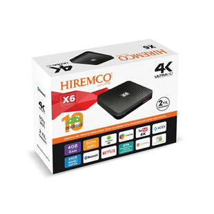 HiremcoAndroid Tv BoxHiremco X6 4K UltraHD Android Tv Box