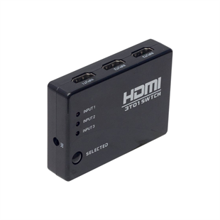 PowermasterHdmı SplitterPowermaster 3 Giriş 1 Çıkış HDMI Switcher Toplayıcı PM-6853