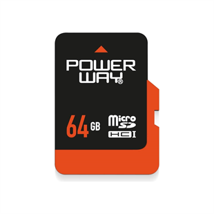 Powerway 64 GB Micro Sd Hafıza Kartı Adaptörlü
