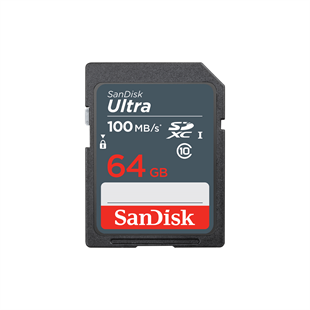 SanDiskSD KartlarSandisk 64 GB 100/MB Ult Sd C10