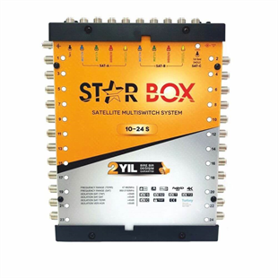 StarboxStarbox (Santral) MultiswitchStarbox 10/24 Sonlu Multiswitch Uydu Santrali