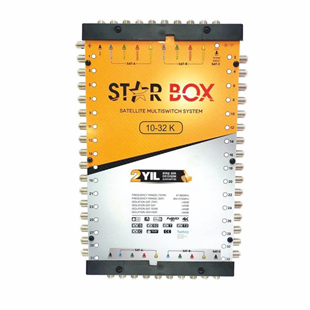 Starbox 10/32 Kaskatlı Multiswitch Uydu Santrali